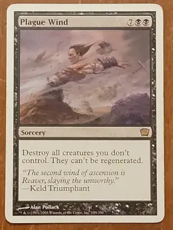 MTG Plague Wind – 9th Edition Card # 155 - Image 1