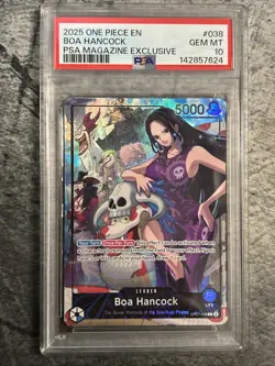 Boa Hancock (2025 PSA Magazine Promo) OP07-038 One Piece Promotion Cards Foil - Image 1