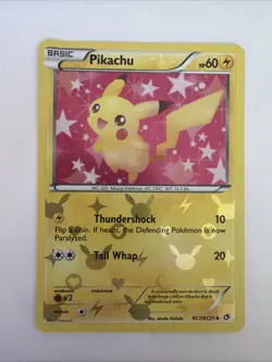 Pokemon Pikachu TCG RC7/RC25 Legendary Treasures Holo Card - Image 1