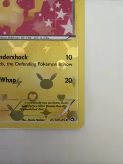 Pokemon Pikachu TCG RC7/RC25 Legendary Treasures Holo Card - Image 4
