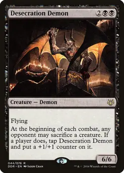1x Desecration Demon NM Eng MTG - Nissa Vs Ob Nixilis - Image 1