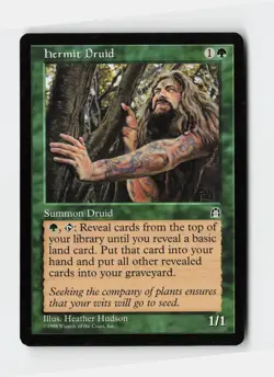 Hermit Druid Rare Stronghold Magic: The Gathering Cards - Image 1