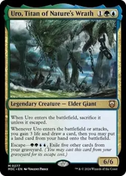 Uro Titan of Nature's Wrath 277 MTG Commander M3C Mythic NP - Image 1