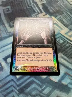 MTG Foil Skeletal Scrying EX/LP- Odyssey - Image 2