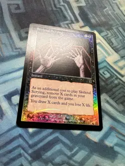 MTG Foil Skeletal Scrying EX/LP- Odyssey - Image 5
