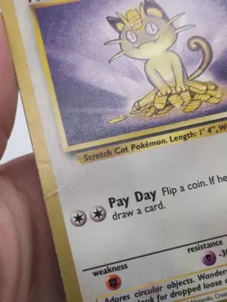 Pokemon TCG Meowth Fruit Roll Up Gold Bordered Promo 56/64 - Image 2