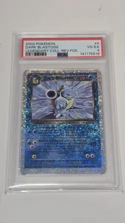 Pokemon TCG: Dark Blastoise Reverse Holo 4/110 Legendary Collection PSA 4 VG-EX - Image 1