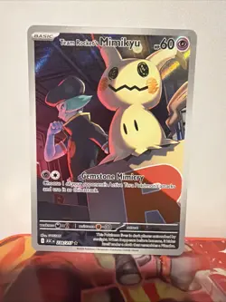 Pokemon TCG Ascended Heroes Team Rocket’s Mimikyu 238/217 Illustration Rare - Image 3