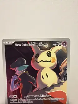 Pokemon TCG Ascended Heroes Team Rocket’s Mimikyu 238/217 Illustration Rare - Image 5