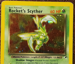 Rocket's Scyther 13/132 Holo Rare Pokemon TCG Card - Good Condition (Ungraded) - Image 3