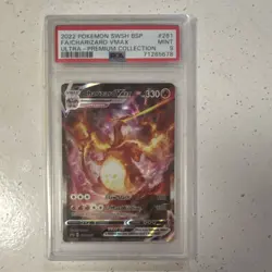 Pokemon TCG Charizard VMAX SWSH261 Sword & Shield Promo Holo PSA 9 Full Art - Image 1