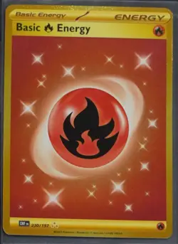 2023 Pokemon Obsidian Flames - Basic Fire Energy (Gold Foil HR) - 230/197 - Image 1