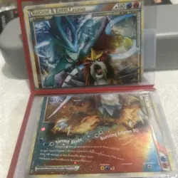 Suicune & Entei Legend 94/95 95/95 Unleashed 2010 Top Bottom Pokemon Card TCG - Image 1