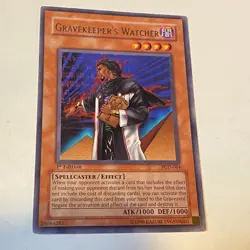 Gravekeeper's Watcher PGD-064 Pharaonic Guardian 1st Edition Yu-gi-oh TCG - Image 1