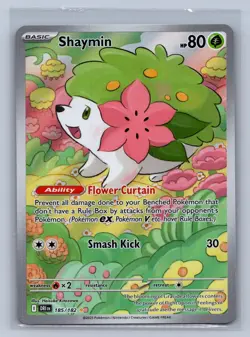 Shaymin 185/182 Illustration Rare Destined Rivals Pokemon NM - Image 2