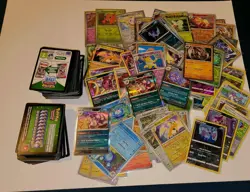 Pokemon Cards NM 100 Holos Mixed lot 200 code cards - Image 1