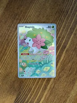 Shaymin 185/182 Illustration Rare Destined Rivals Pokemon NM - Image 2