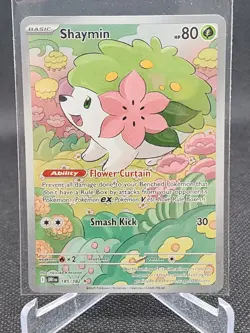 Pokemon SV Destined Rivals - Shaymin 185/182 - secret illustration rare full art - Image 1