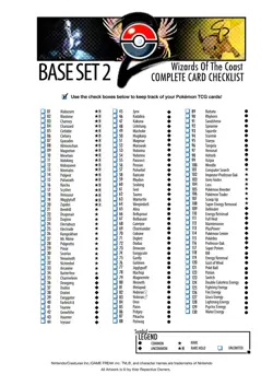 Pokemon Base set 2 cards bargain prices for quantity pick your card EX unplayed - Image 2