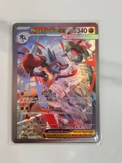 Mega Lucario ex 179/132 English Pokemon Special Illustration Rare Card - Image 1