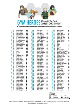 Pokemon Gym Heroes cards year 2000 Most Unplayed EX NM M final reductions - Image 2