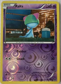 Ralts 55/99 Reverse Holo Common Psychic Pokemon TCG Card Next Destinies 2012 - Image 1