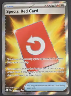 Pokemon TCG: Chaos Rising - Special Red Card (113/086) Full Art Holo Trainer - Image 1