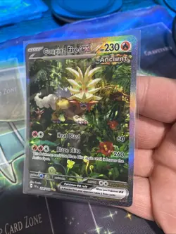 Pokemon TCG Gouging Fire EX Holo Card 204/162SV05: Temporal Forces Nm - Image 2