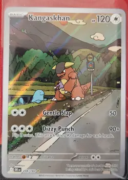 Pokemon TCG Kangaskhan Illustration Card 204/182 Destined Rivals Series - Image 1