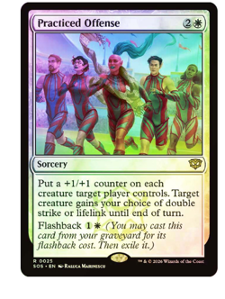 Practiced Offense - Foil Secrets of Strixhaven MTG - Image 1