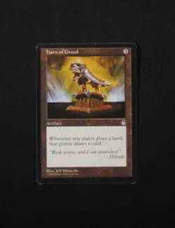 MTG HORN OF GREED Artifact Stronghold - Image 1