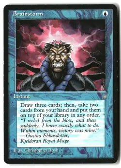 MTG Brainstorm [ICE - 61] MP 6-5 - Image 1