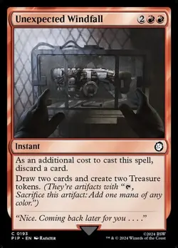 Unexpected Windfall NM - Fallout - MTG - Image 1