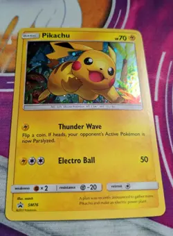Pikachu SM76 Holo Promo Pokemon Card Pokemon Trading Card Game TCG NM - Image 2