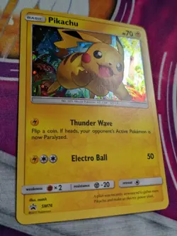 Pikachu SM76 Holo Promo Pokemon Card Pokemon Trading Card Game TCG NM - Image 3