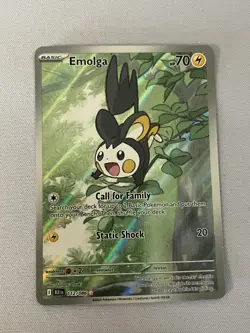 Emolga 112/086 Black Bolt Illustration Rare Pokemon TCG - Image 1