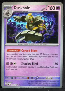 Dusknoir 037/131 (NM) - Prismatic Evolutions - Master Ball Pattern - Image 1