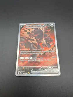Pokemon TCG Bloodmoon Ursaluna EX Prismatic Evolutions Card 168/131 NM - Image 1