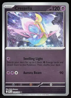 Cresselia 039/094 Uncommon Phantasmal Flames Pokemon Reverse Holo Near Mint - Image 1