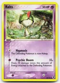 Ralts 60/101 Common Dragon Frontiers Pokemon Moderately Played - Image 1