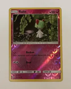 Ralts 139/214 - SM Lost Thunder Pokemon Reverse Holo - Image 1
