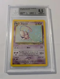 Pokemon 2001 Espeon #1 Neo Discovery Unlimited BGS 8.5 eng - Image 1