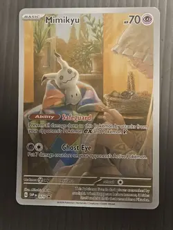 2024 POKEMON SCARLET & VIOLET PALDEAN FATES PROMO MIMIKYU #075 MINT - Image 1