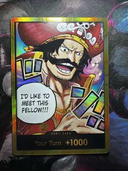 One Piece TCG OP13 Carrying On His Will Gold.D.Roger Gold Don - Image 1