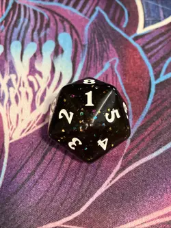 MTG Foundations Bundle: Oversized Spindown Dice D20 (Glitter) - Image 2