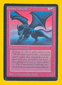 MTG GRANITE GARGOYLE Beta (OldManMTG 012-547) - Image 1