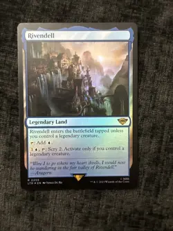 Rivendell Legendary Land FOIL #259 | LTR The Lord of the Rings | MTG - Image 1