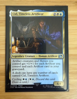 Magic the Gathering: Cid, Timeless Artificer (0420) Final Fantasy Regular NM - Image 1