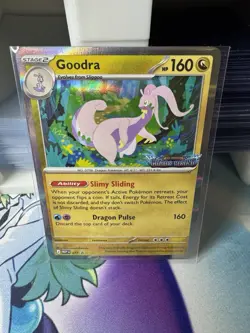 Goodra 077 - Chaos Rising - Prerelease Promo - Stamped Holo - Pokemon TCG - Image 1