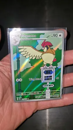 Pigeotto 208/197 Secret Rare - Obsidian Flames Pokemon Card TCG - Pack Fresh - Image 2